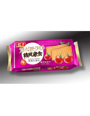 红了韩风素食饼干 番茄味