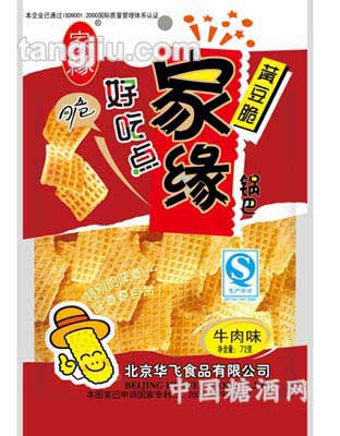 家缘72g牛肉味锅巴