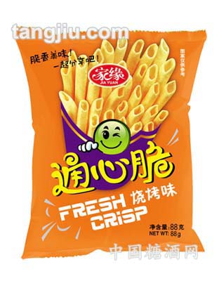 家缘88g通心脆（烧烤味）