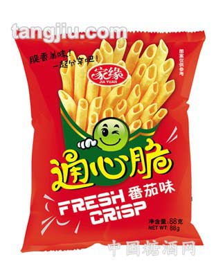 家缘88g通心脆（番茄味）