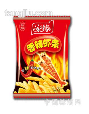 家缘60g香辣虾条