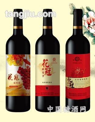 花冠甜红