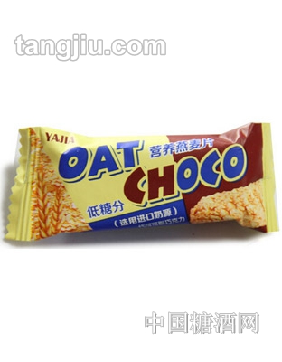 雅佳燕麦低糖巧克力糖