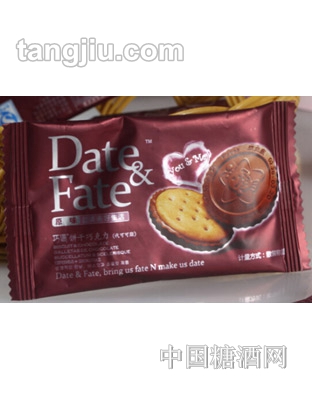 雅佳原味巧克力夹心饼干