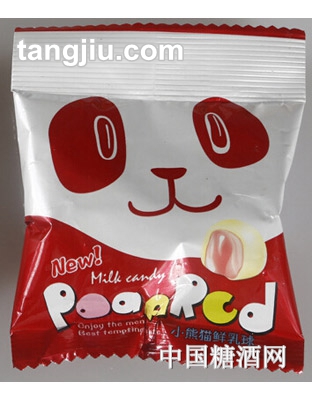雅佳小熊猫软糖鲜乳球