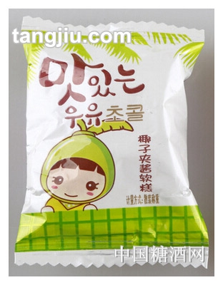 雅佳椰子夹酱软糖