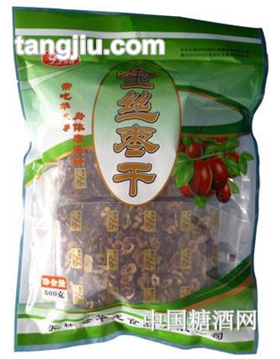 华硕金丝枣干500g