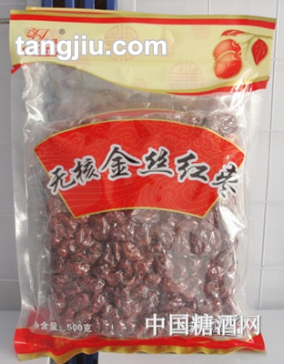 华硕无核金丝红枣500g