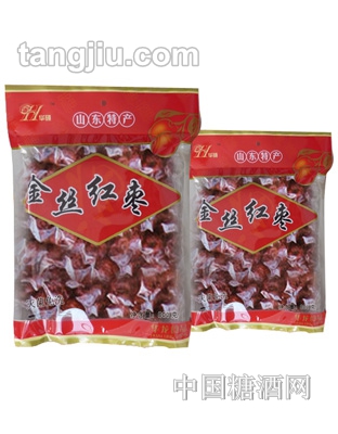 华硕金丝红枣800g