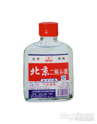 北京二锅头酒 100ml 56%vol（白瓶）