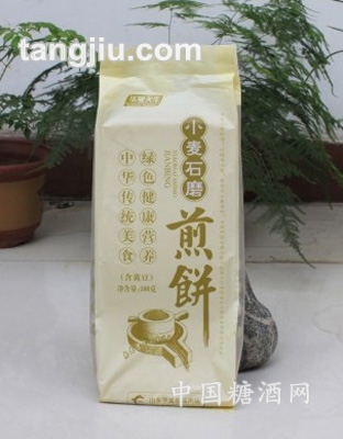 华夏天牛小麦石磨煎饼500g