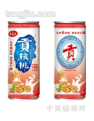 天然贡核桃露240ml