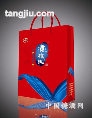 天然贡核桃露手提袋