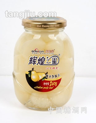 糖水梨球罐头260g