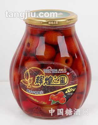 糖水山楂罐头880g