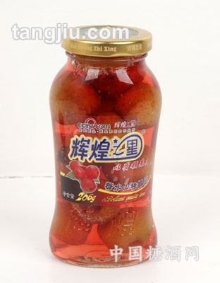 糖水山楂罐头206g