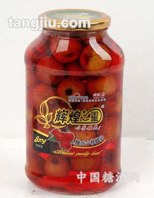 糖水山楂罐头820g
