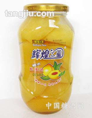糖水桃罐头黄色506g