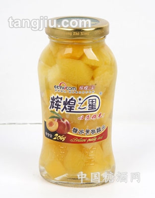 糖水黄桃罐头206g