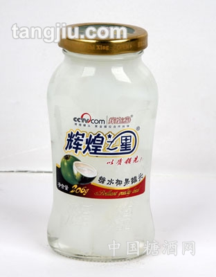 糖水椰果罐头206g