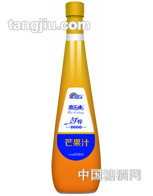 惠乐康芒果汁828ml瓶装