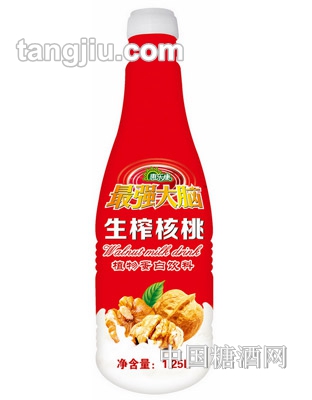 升级版强大脑生榨核桃饮料1.25L