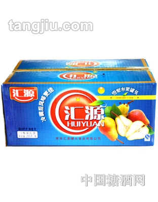 汇源雪梨水果罐头255g