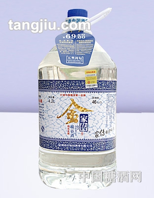 46度金家传糯谷酒（大金）4.2L清香型
