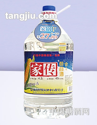 45度家传苞谷酒（大兰）4.2L