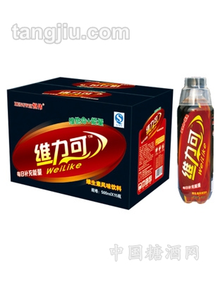 恒伟维力可500mlX15维生素饮料黑