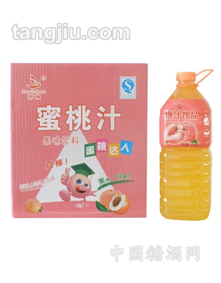 恒伟2000ML鲜桃汁
