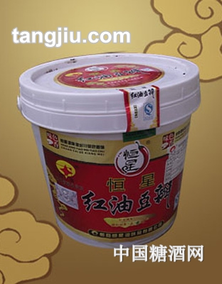 恒星红油豆瓣桶装