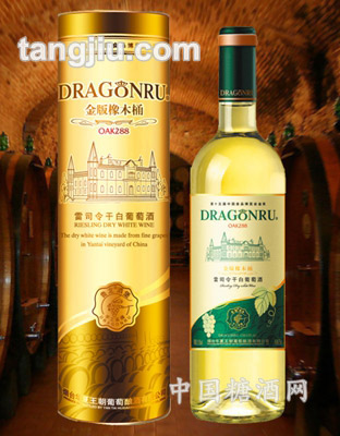 鲁龙酒堡金版橡木桶干白葡萄酒