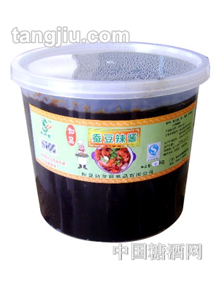 十月丰牌蚕豆辣酱桶装