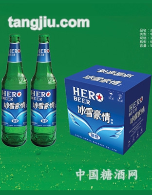 冰雪豪情蓝梦啤酒550ml