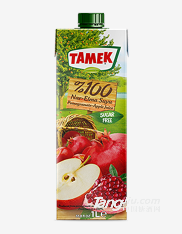 荅梅肯TAMEK苹果石榴混合果汁
