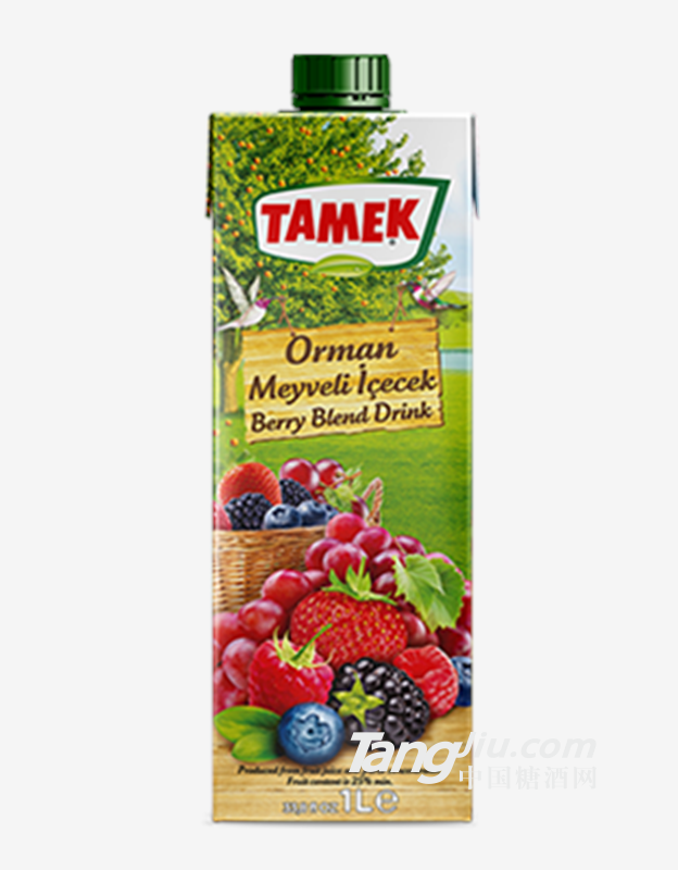 荅梅肯TAMEK浆果混合果汁25%