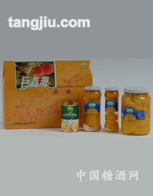 礼盒黄桃罐头