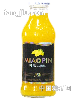 妙品芒果汁（黑标）400ML