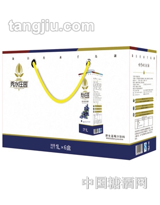 秀水庄园蓝莓汁礼盒1L