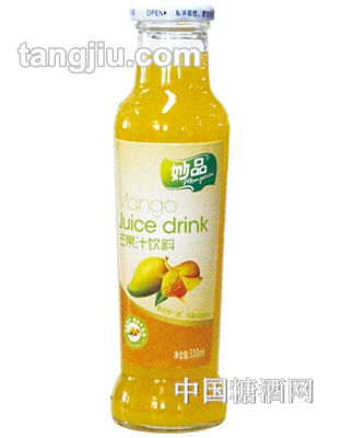 妙品芒果汁饮料310ml