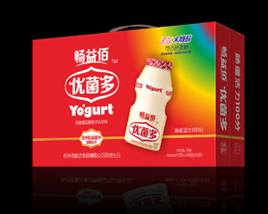 畅益佰 优菌多100ml&#215;5瓶&#215;8排箱装