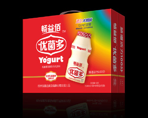 畅益佰 优菌多100ml&#215;5瓶&#215;5排礼盒装