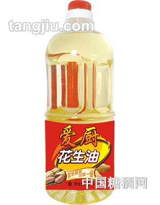 爱厨非转基因花生油1升装