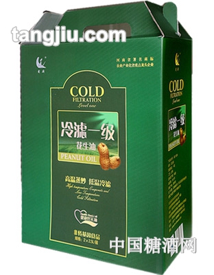 爱厨非转基因冷滤一级花生油礼盒