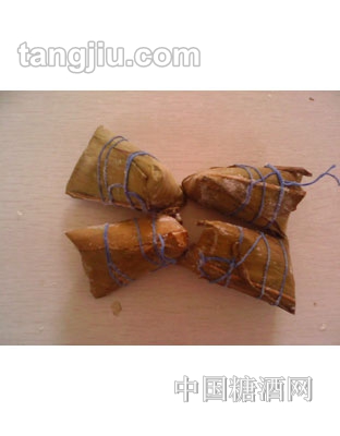 红蜜豆粽