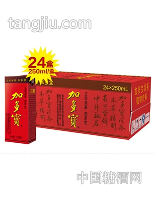 加多宝 凉茶植物饮料利乐包 250mlx24