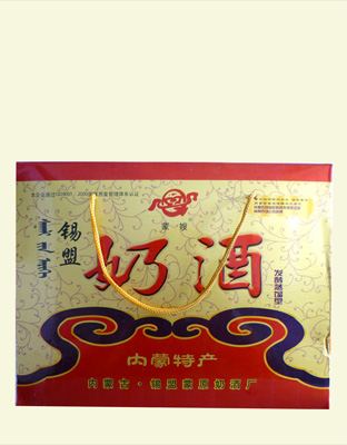 027 金板红盒奶酒