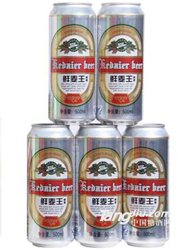 鲜麦王 啤酒 500ml
