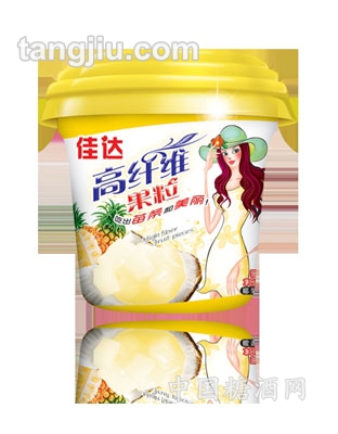 180g高纤维果粒杯菠萝味